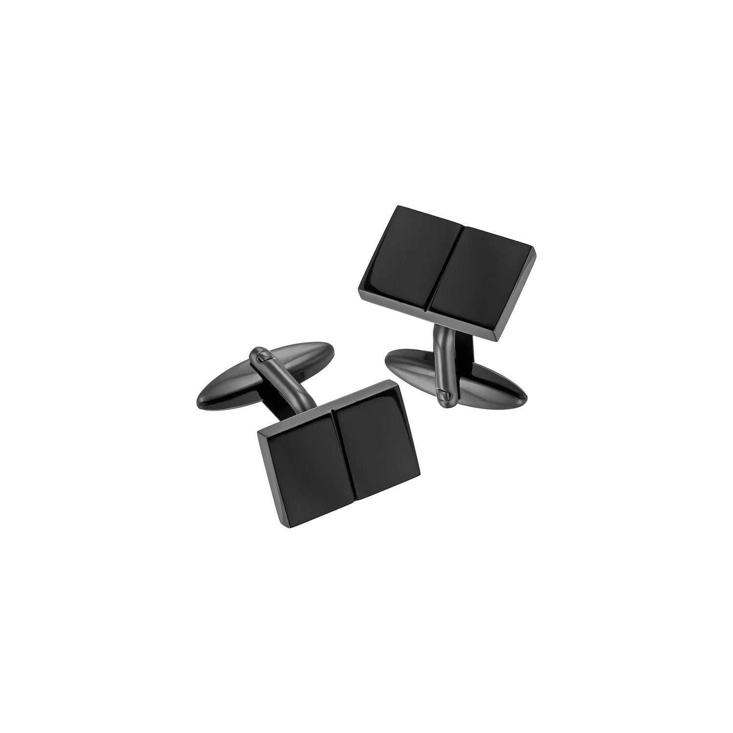 Aeon | Dublin Cufflinks | Gunmetal Plated Stainless Steel